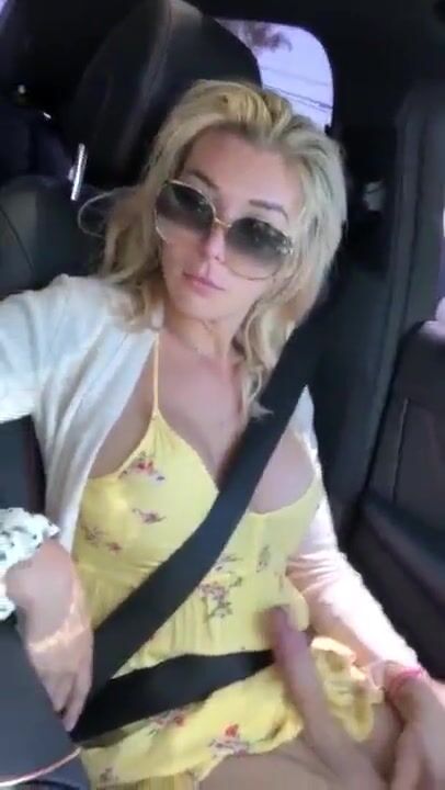 Aubrey car enjoyment — Big Cock